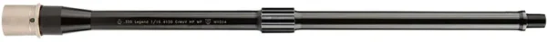 Ballistic Advantage BABL350001F Performance Series  350 Legend 16" Threaded Hanson Profile, Carbine Length with Low Pro Gas Block, Black QPQ 4150 Chrome Moly Vanadium Steel, Fits AR-15