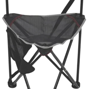 Bog-Pod 1117130 Triple Play Chair, 3 Legs, Black, Steel Frame, Exterior Pocket