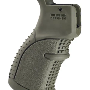 FAB Defense FXAGR43G AG-43 Rubberized Pistol Grip for M16/M4/AR-15  Olive Drab Green