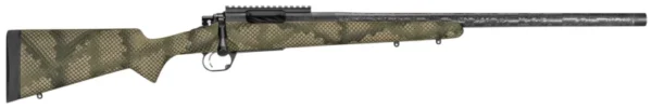 Proof Research 139981 Glacier TI 308 Win 4+1 20" Carbon Fiber Match Grade Threaded Barrel, Black Cerakote Titanium Receivern w/Picatinny Rail, Fixed PROOF Hunter TFDE Carbon Fiber Stock