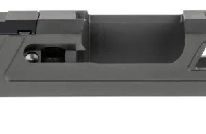 True Precision Inc TPG43SBCRMS Axiom Optic Cut Slide Fits Glock 43 Black DLC Anodized 416R Stainless Steel