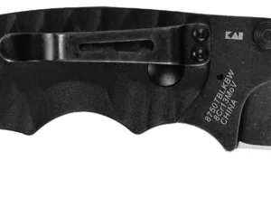 Kershaw 8750TBLKBWX Shuffle II 2.60" Folding American Tanto Plain Black Oxide 8Cr14MoV SS Blade Black Glass-Filled Nylon Handle Clamshell Packaging