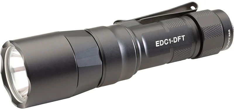 SureFire EDC1DFTBK Everyday Carry Series Black Anodized 25/350/650 Lumens White LED
