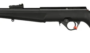 Rossi RB22L1611EN01 RB22 US Flag Compact 22 LR 10+1 16.50" Matte Black Threaded Barrel, Black Aluminum Receiver, Black w/US Flag Synthetic Fixed Stock