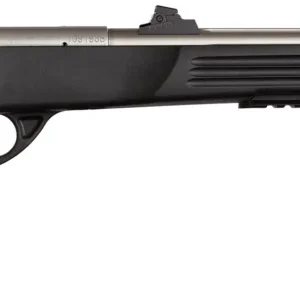 Crickett KSA796 Pistol  Adult Frame 22 WMR Single Shot 9" Threaded Stainless Steel Barrel, Black Polymer Frame