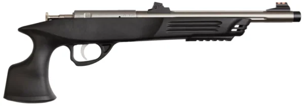 Crickett KSA796 Pistol  Adult Frame 22 WMR Single Shot 9" Threaded Stainless Steel Barrel, Black Polymer Frame