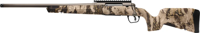 Savage Arms 32344 Axis 2 Pro Compact 223 Rem 4+1 20" Gun Metal Bronze Cerakote Heavy Sporter Threaded Barrel & Picatinny Rail Carbon Steel Receiver, Fixed Western Camo Synthetic Stock, Left Hand