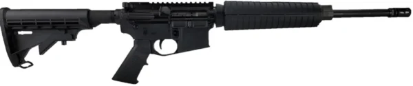 Del-Ton Inc SMORMH160 316MH  5.56x45mm 30+1 16" Manganese Phosphate Heavy Threaded Barrel, Black Hardcoat Anodize 7075-T6 Aluminum Receiver, Picatinny Rail, M4 6 Position Synthetic Stock, Black Grip