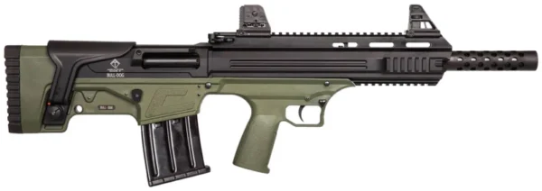 ATI ATIG410BDG Bulldog  410 Gauge Semi-Auto 3" 5+1 16" Green Aluminum Receiver/Fixed Synthetic Stock