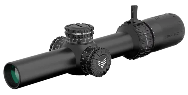 Swampfox Optics ARH16241-M Arrowhead  Black 1-6x24mm 30mm Tube Guerrilla Dot MOA Reticle