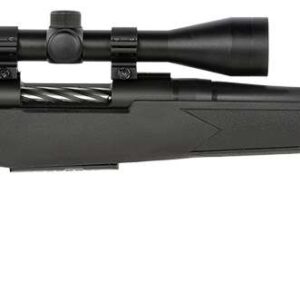 MOSSBERG PATRIOT 400 LEGEND RIFLE 20" T.B. BLACK SYNTHETIC, 3-9X40 SCOPE 4RD