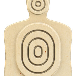 Birchwood Casey 3DTGTBTT Torso Target  31.25" H x 21.25" W x 1" D 3D Bullseye Tan 3 Per Pack
