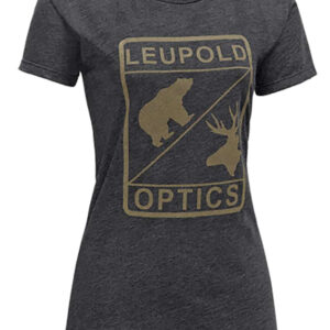 Leupold 170560 Women's L Optics Graphite Cotton/Polyester Short Sleeve Large