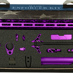 Timber Creek Outdoors TCOEKPPA Enforcer Complete Build Kit Purple Anodized for AR-15
