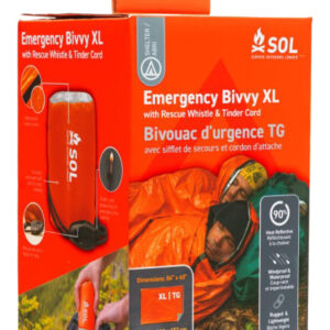 Adventure Medical Kits 01401144 SOL Bivvy Warmth Waterproof Wind Resistant Orange XL