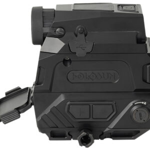 Holosun DRSNV DRS-NV  Black Anodized 1x/8x 1.25" x 0.98" 2 MOA Red Dot/65 MOA Circle Multi Reticle Fusion Night Vision Overlay