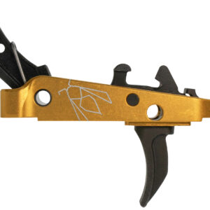 CMC Triggers 47507 Drop-In Yella Jacket Combat Trigger Group 2.0 Single-Stage Curve with 3.50 lbs Draw Weight, Black w/ Yellow Housing