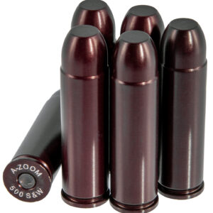 A-Zoom 16144 Revolver Snap Cap 500S&W Mag  6Pack