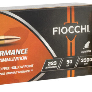 Fiocchi 223VG20 Hyperformance  223Rem 50gr 20 Per Box/10 Case