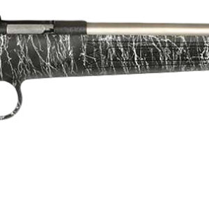 Crickett KSA2444 Gen2 Youth 22 LR 1rd 16.13" Stainless Single Shot Barrel, Stainless Steel Receiver, Black w/White Webbing Fixed Synthetic Stock