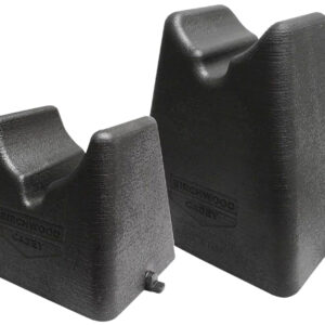 Birchwood Casey 48202 Nest Rest 2-Piece Shooting Rest Stackable Soft Rubber Small & Large Rests