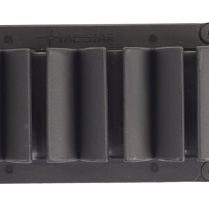 TacStar 1081130 SideSaddle  Rem 870/1100/1187 20 Gauge 4rd Black Polymer w/Aluminum Mounting Plate