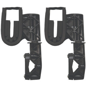 Rugged Gear 10100 Single Hook Gun Mount  Rifle/Shotgun Black Nylon 2 Pack