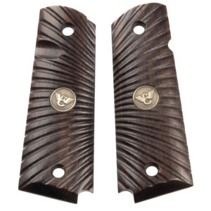 Wilson Combat 351MFS Side Panel Grips Full Size Starburst Cocobolo
