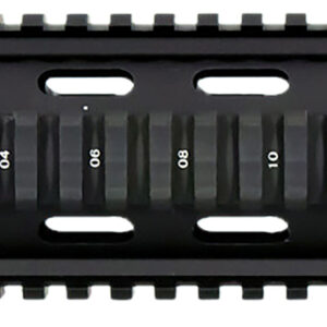 Aim Sports MT021 M4 Handguard 6" Carbine Style Made of Aluminum with Black Anodized Finish & Quad Rail