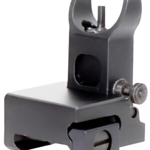 Aim Sports MT200 AR Low Profile Front Flip Up Sight  Black Anodized Low Profile for AR-15