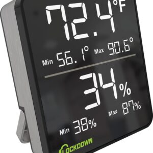 Lockdown Digital Hygrometer