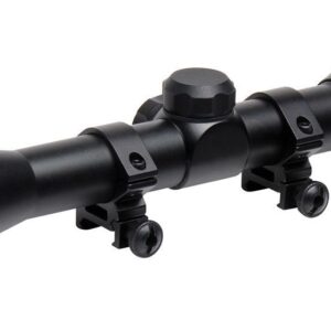 Truglo Trushot Rifle Scope w/Weaver Style Rings - 3-9x40mm  11.52-37.7' 3.15-3.94" Matte