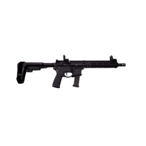 Alpha Foxtrot AF9-G.Pistol 9mm Luger 20rd Magazine 10.5" Barrel Blowback Operation Anodized Black Brace