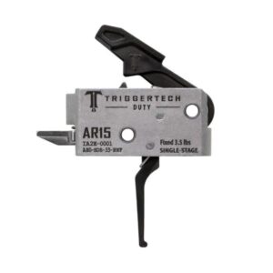 TriggerTech AR Duty Trigger Single-Stage 3.5 lb Flat Black