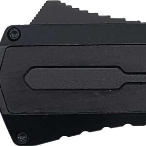 Zastava A7 OTF Knife - Tactical Black Wood | S35VN Spear Point Blade