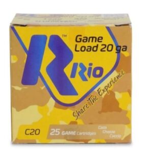 Rio Royal Buck 9P 20ga Buckshot 2.75 inch Shotgun Shells - 1Buck | 1345 fps | 25rd Box