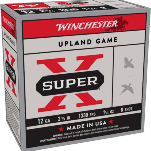 WINCHESTER SUPER X HEAVY GAME 12GA 2-3/4" 1OZ #8 25RD BX 250RD CASE