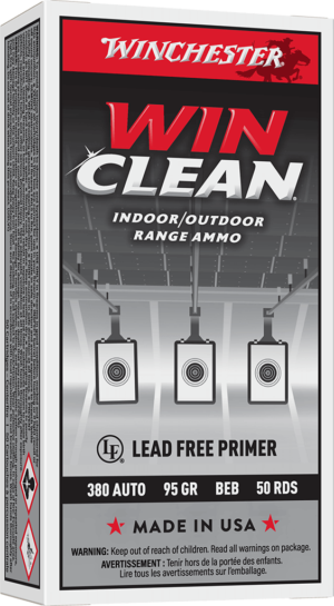 WINCHESTER SUPER X WINCLEAN TRGT 380ACP 95G FMJ 50RD BX 500RD CASE