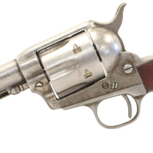 Taylors & Company 555136 1873 Cattleman 357 Mag Caliber with 4.75" Barrel, 6rd Capacity Cylinder, Overall Antique Finish Steel & Walnut Grip