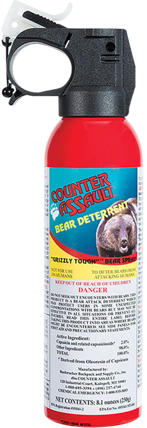 Counter Assault 15067024 Bear Spray  Capsaicin Range 32 ft-7 Seconds 8.10 oz
