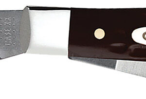 Case 00106 Stockman  Medium 2.42"/1.58"/1.57" Folding Clip/Sheepsfoot/Pen Plain As-Ground Tru-Sharp SS Blade, Brown Jigged Synthetic Handle