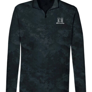 Hornady 99597XXXL Performance 3XL Black Long Sleeve 1/4 Zip, Polyester/Spandex