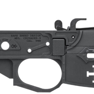 Spikes Tactical STLB960 Rare Breed Crusader  9mm Luger, Black Anodized Aluminum for AR-Platform