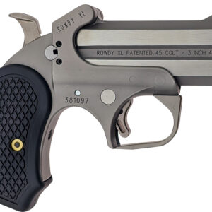 Bond Arms BARWXL Rowdy XL  45 Colt (LC) .410 2rd Shot 3.50" Matte Stainless Steel Frame Black Extended B6 Resin Grips