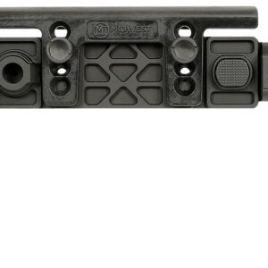 Midwest Industries MIAKALPHAFS Alpha Folding Stock Black Synthetic Side Folding Stock with Adjustable Cheekrest, Compatible w/ 1913 Picatinny Rail Adapter for AK-Platform