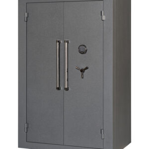 Hornady 95072 Mobilis  Double Door Max Matte Grey 9 Gauge Steel Safe