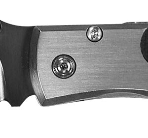Camillus 18671 Pristine  3" Folding Drop Point Plain Black VG-10 Carbonitride Titanium Blade, Black/Silver G10/SS Handle