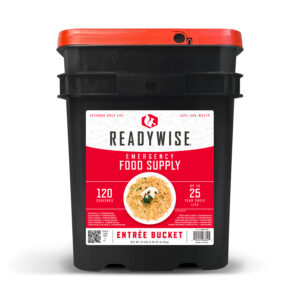 ReadyWise RW01120 Grab N Go Bucket Freeze Dried Entrees 120 Servings Per Bucket