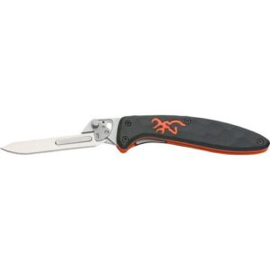 Browning Primal Scalpel 2 3/4" Blade Black and Orange