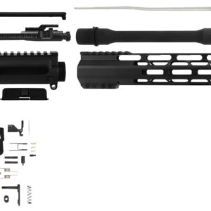 TacFire SSRK556LPK Lower Parts Kit Unassembled Rifle Kit 223 Rem/5.56x45mm NATO AR Platform  Aluminum 1/2"-28 tpi